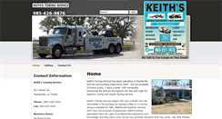 Desktop Screenshot of keithstowingservice.com