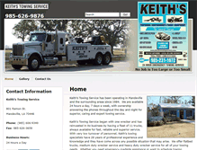 Tablet Screenshot of keithstowingservice.com